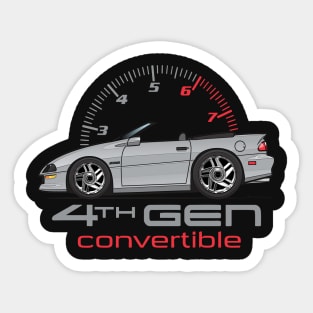 4th gen convertible-Sebring Silver Sticker